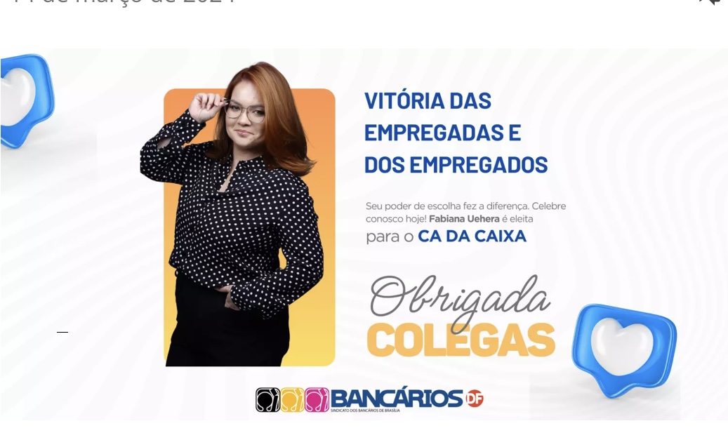 Vitória das empregadas e empregados: Fabi vence eleição do CA da Caixa